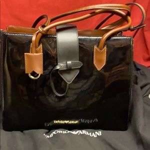 NWOT Emporio Armani Tote - Black